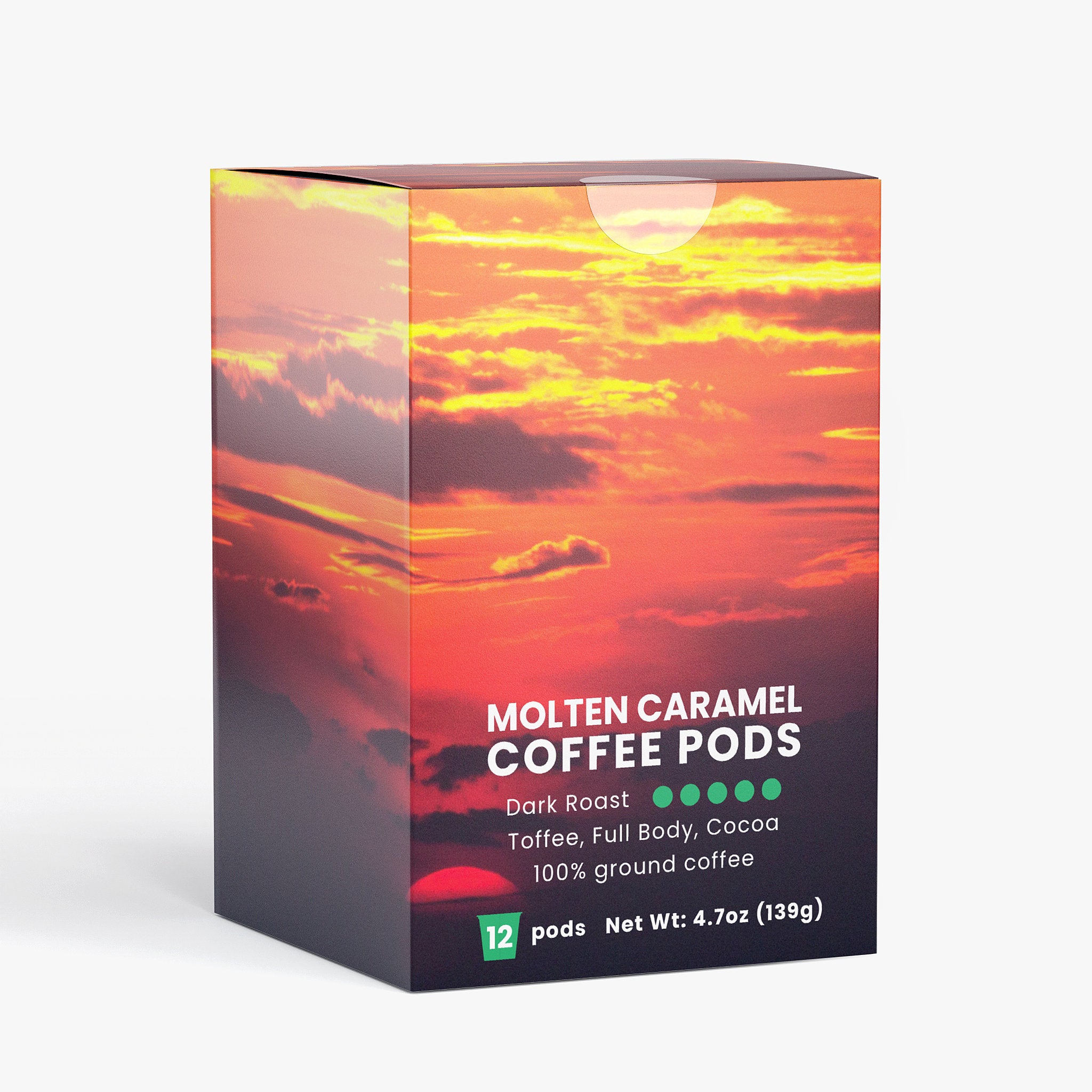 Molten Caramel Coffee Pods (Dark Roast)