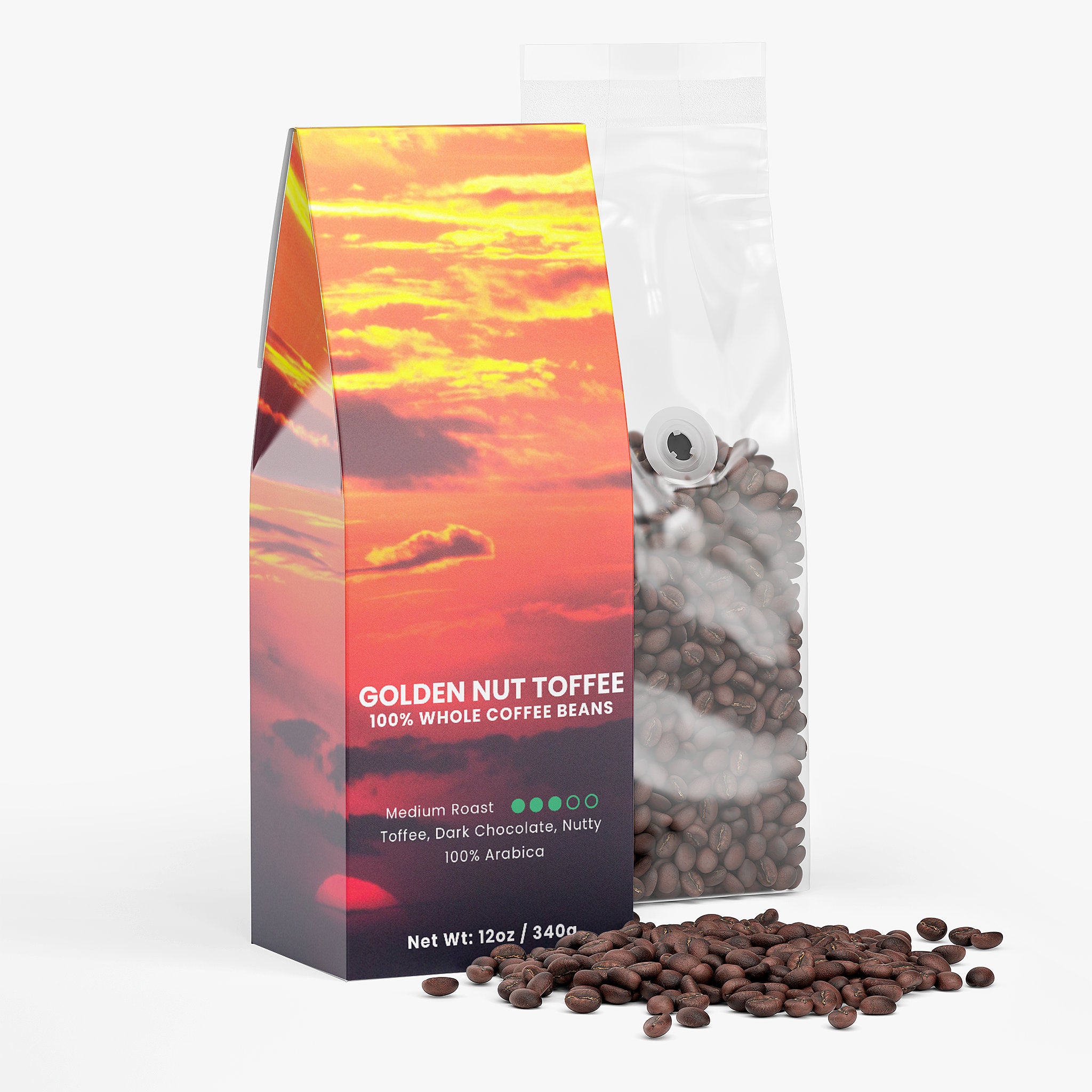 Golden Nut Toffee Coffee (Medium Roast)