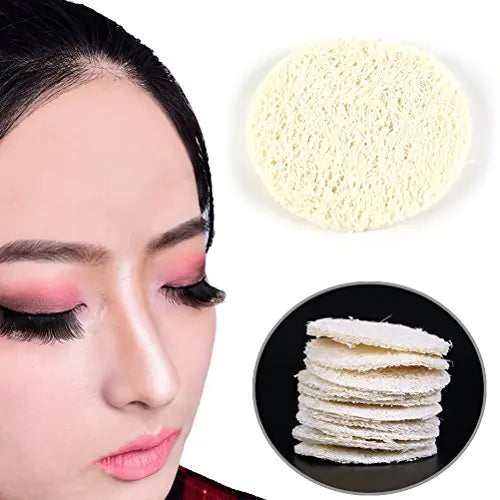 6x6cm Loofah Makeup Remover Pads for Eyes and Face