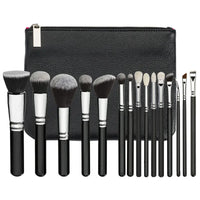 15-Piece Pink Rose Gold Makeup Brush Set