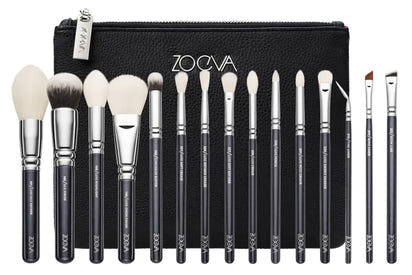 15-Piece Pink Rose Gold Makeup Brush Set