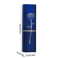 LESSXCOCO Blue Maggie Color Changing Lipstick, Waterproof