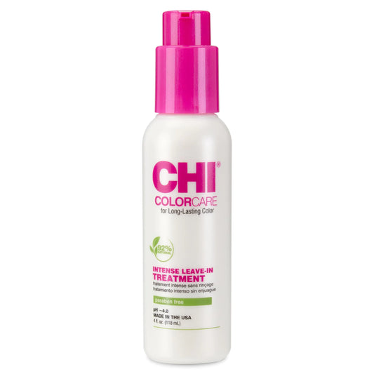 CHI ColorCare Intense Leave-In Treatment Multi-Benefit Hair Product Intensely Revives & Nourishes Dull Hair Sulfate Paraben & Cruelty-Free 4 Oz