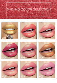 Color-Changing Metallic Pearlescent Gilded Lipstick